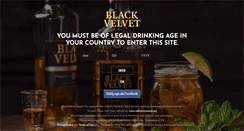 Desktop Screenshot of blackvelvetwhisky.com
